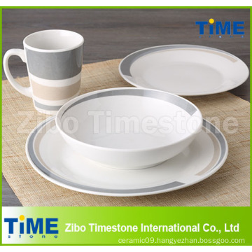 Fine Porcelain Dinnerware Set with Decal